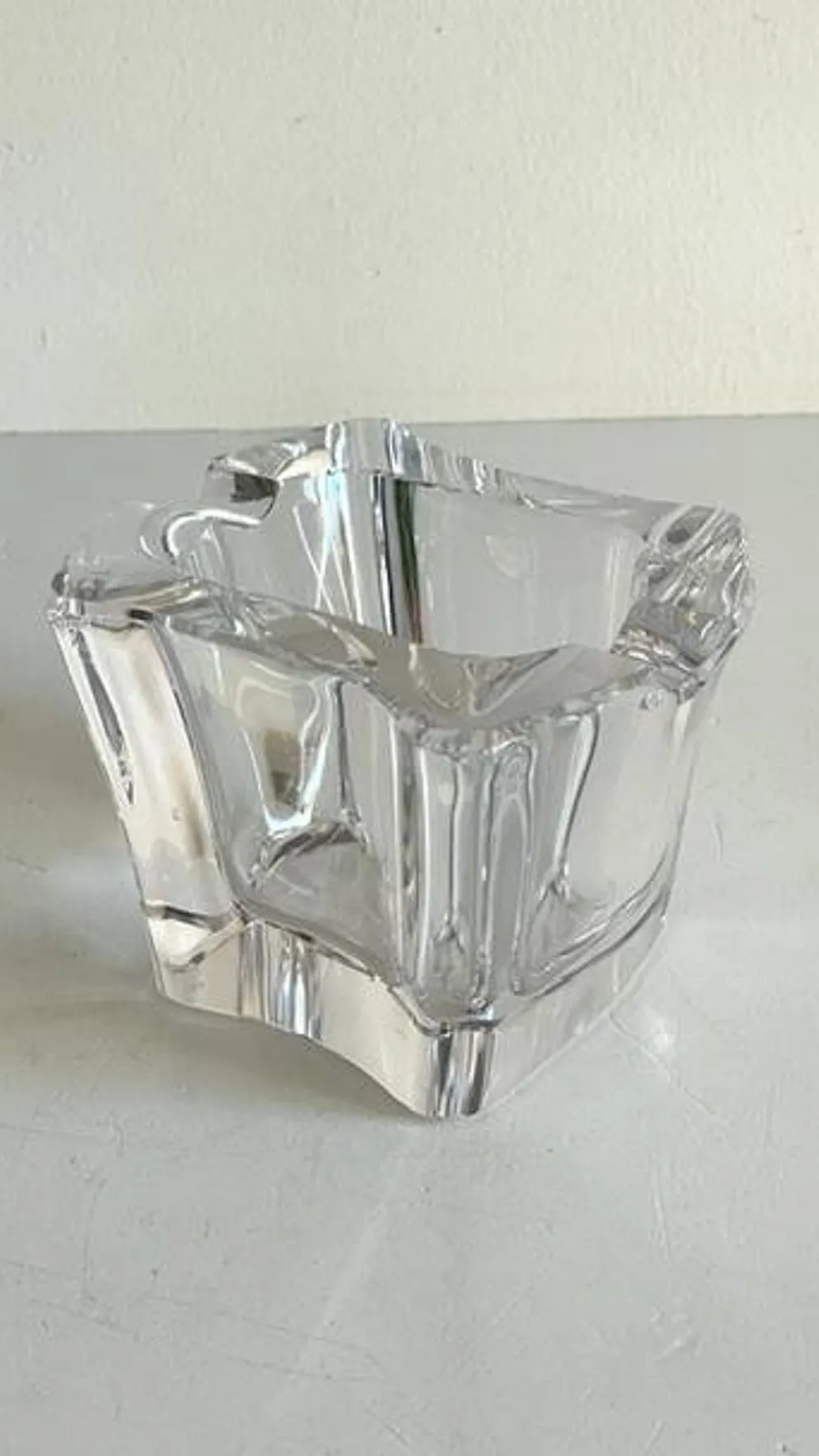 CENDRIER Cristal forme Libre VINTAGE