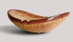 Cendrier en céramique Bertoncello Large ou Vide-Poche par Roberto Rigon, années 1970.