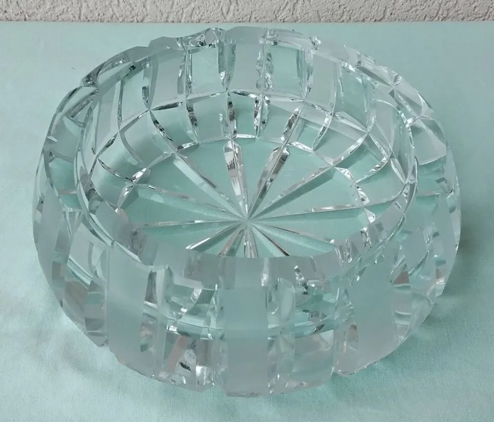 Cendrier en cristal