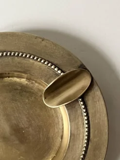 Cendrier en laiton doré véritable début XXe siècle