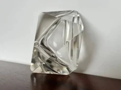 Cendrier en verre artistique bohémien par Vaclav Hanus pour Moser, années 1960.