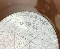 Cendrier en verre danois du milieu du siècle par Per Lütken pour Holmegaard, 1962