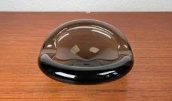Cendrier en verre danois du milieu du siècle par Per Lütken pour Holmegaard, 1962