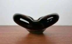 Cendrier en verre danois du milieu du siècle par Per Lütken pour Holmegaard, 1962