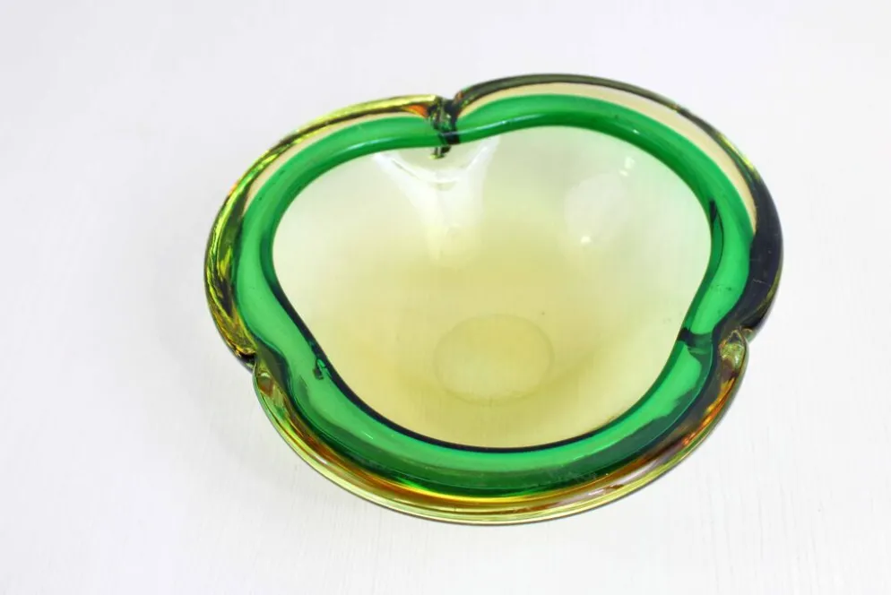 Cendrier en verre de Murano