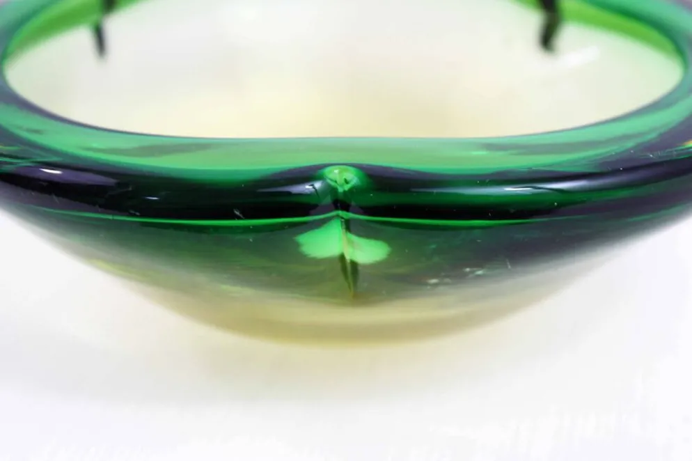 Cendrier en verre de Murano