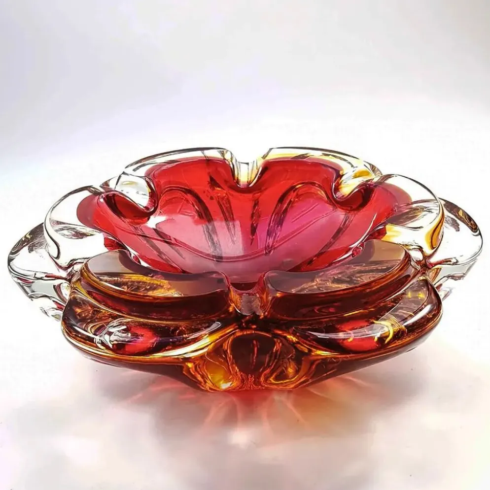 Cendrier en verre de Murano, années 1960