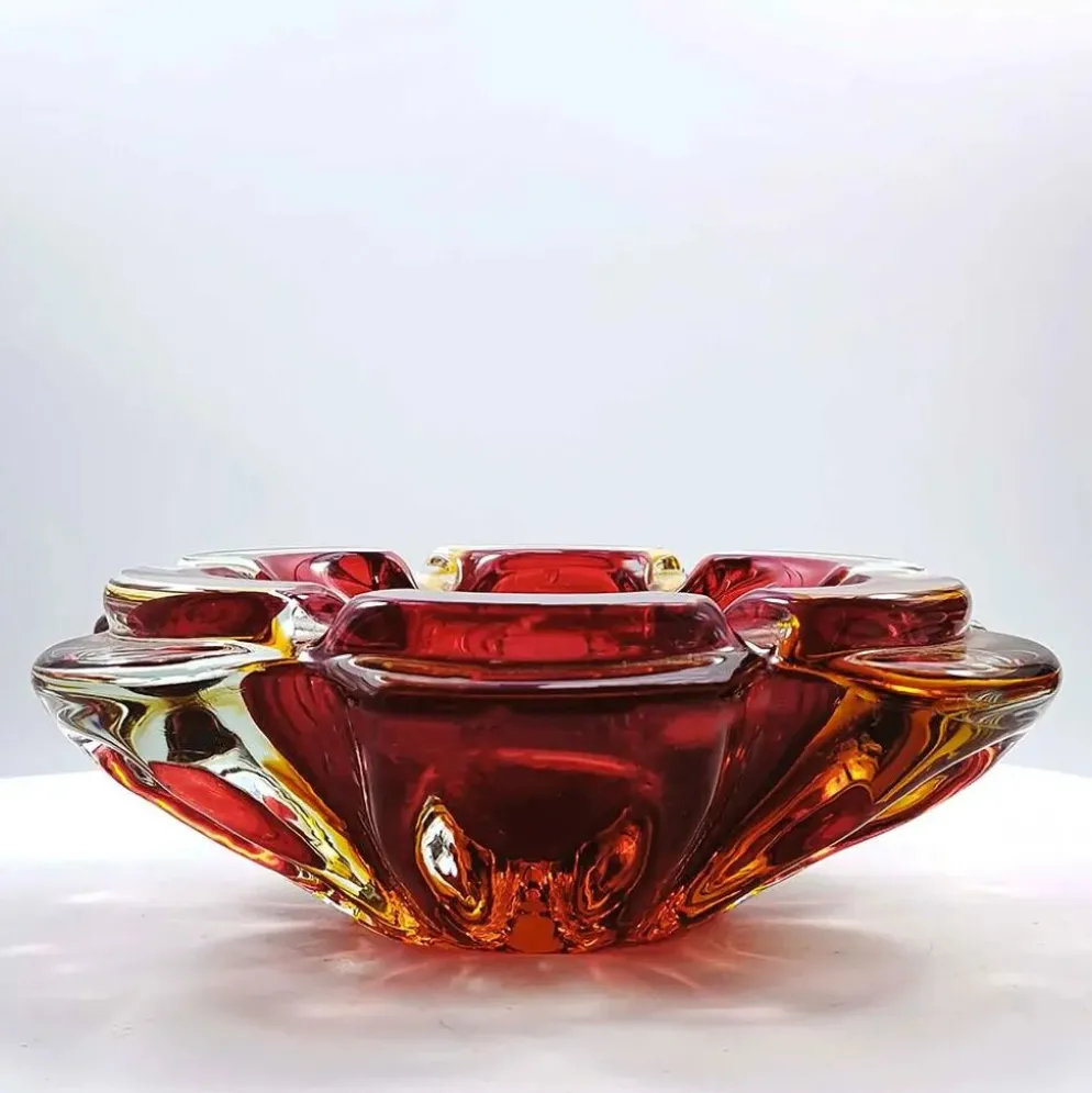 Cendrier en verre de Murano, années 1960