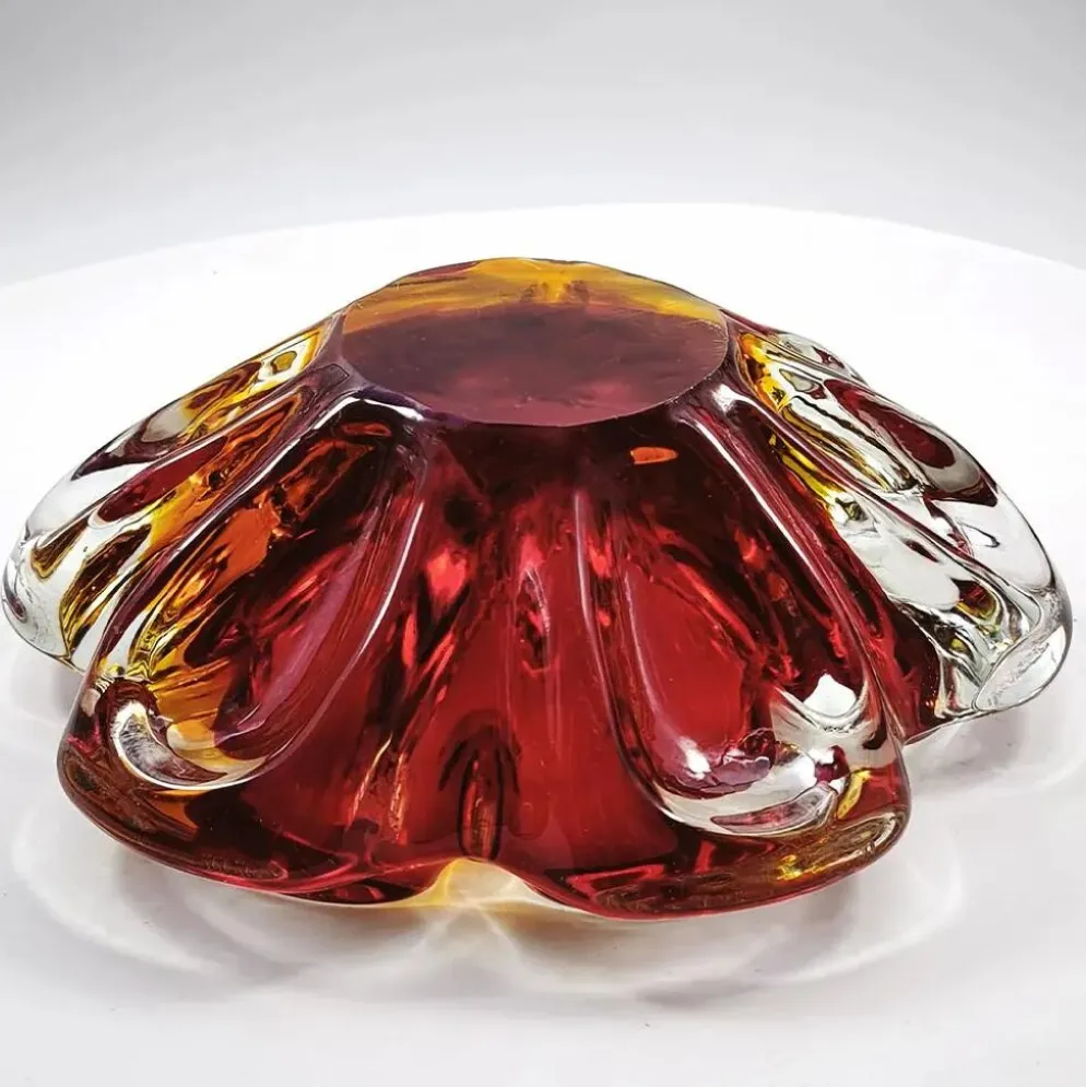 Cendrier en verre de Murano, années 1960