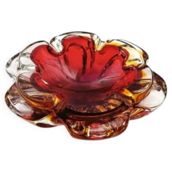 Cendrier en verre de Murano, années 1960