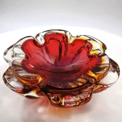 Cendrier en verre de Murano, années 1960