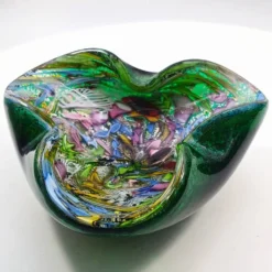Cendrier en verre de Murano par Dino Martens, années 1950
