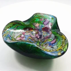 Cendrier en verre de Murano par Dino Martens, années 1950