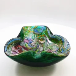 Cendrier en verre de Murano par Dino Martens, années 1950