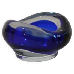 Cendrier en verre sommerso 1970