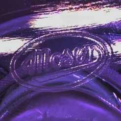 Cendrier en verre violet rare - Moser années 1960