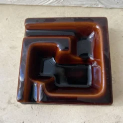 Cendrier et porte pipe Longchamp années 70