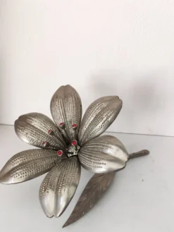 Cendrier Fleur de Lotus en laiton