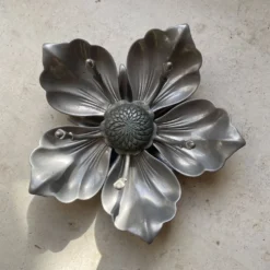 Cendrier fleur vintage pétales amovibles