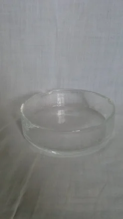 Cendrier ou vide-poche en verre bullé artisanal