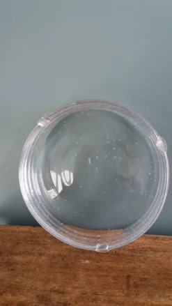 Cendrier ou vide-poche en verre bullé artisanal