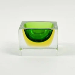 Cendrier/porte-objets en verre de Murano du milieu du siècle par Flavio Poli pour Seguso, années 1970.