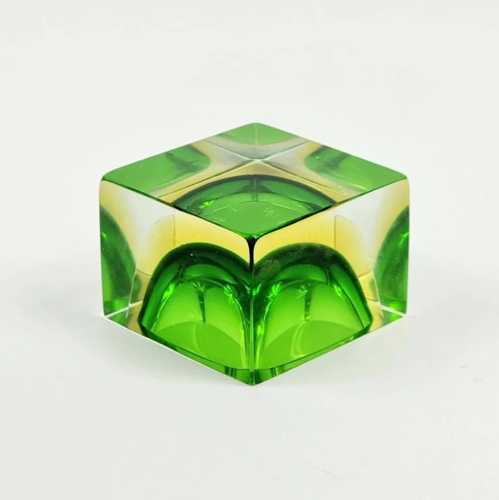 Cendrier/porte-objets en verre de Murano du milieu du siècle par Flavio Poli pour Seguso, années 1970.