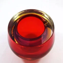 Cendrier rare des années 1960 en verre de Murano par Flavio Poli pour Seguso.