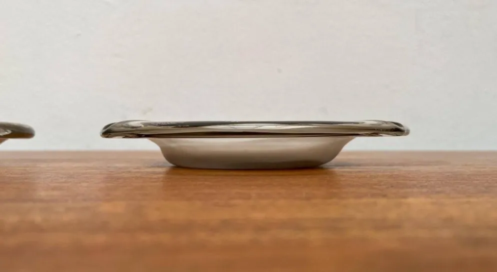 Cendriers en verre d'art postmoderne par Hans Jürgen Richartz pour la collection d'art Richartz, années 1980, ensemble de 2
