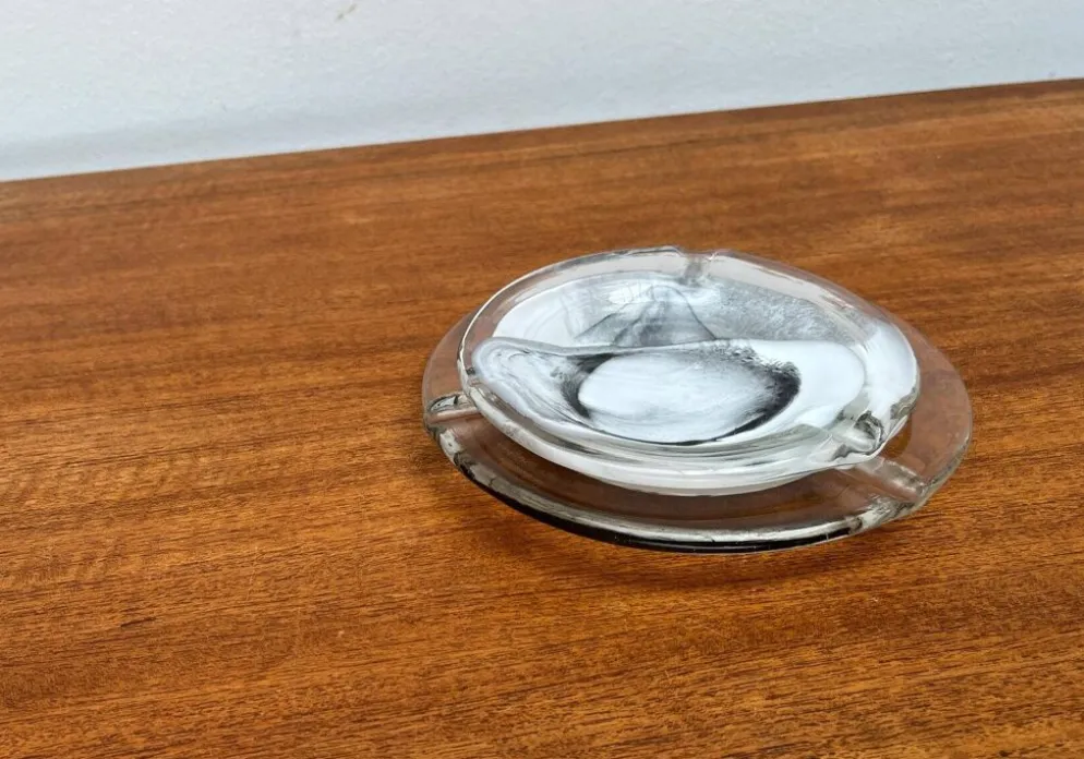 Cendriers en verre d'art postmoderne par Hans Jürgen Richartz pour la collection d'art Richartz, années 1980, ensemble de 2