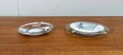 Cendriers en verre d'art postmoderne par Hans Jürgen Richartz pour la collection d'art Richartz, années 1980, ensemble de 2