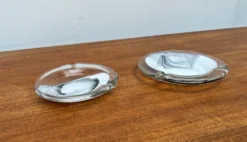 Cendriers en verre d'art postmoderne par Hans Jürgen Richartz pour la collection d'art Richartz, années 1980, ensemble de 2