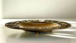 CENDRIER Signes du Zodiaque BRONZE Vintage