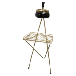 Cendrier Tripode 1960 laiton doré