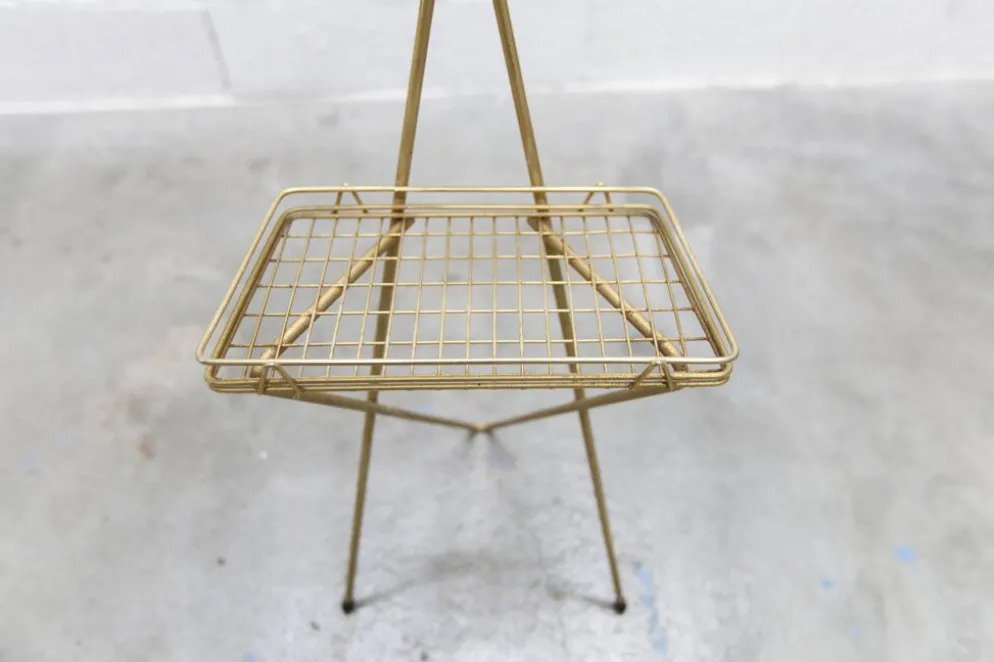 Cendrier Tripode 1960 laiton doré