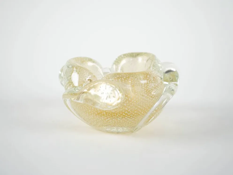 Cendrier, verre de Murano, années 1960, fabriqué en Italie