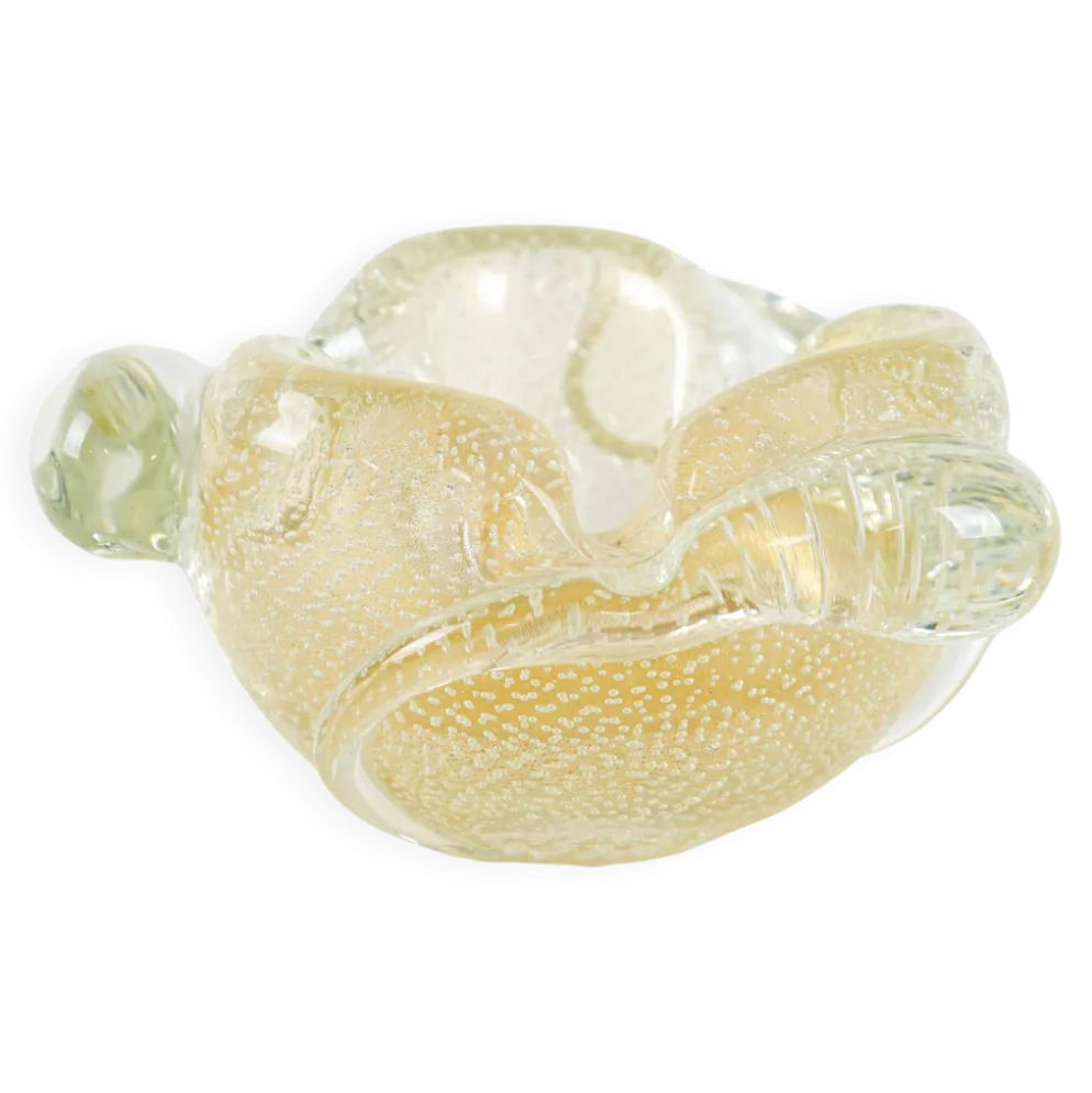 Cendrier, verre de Murano, années 1960, fabriqué en Italie