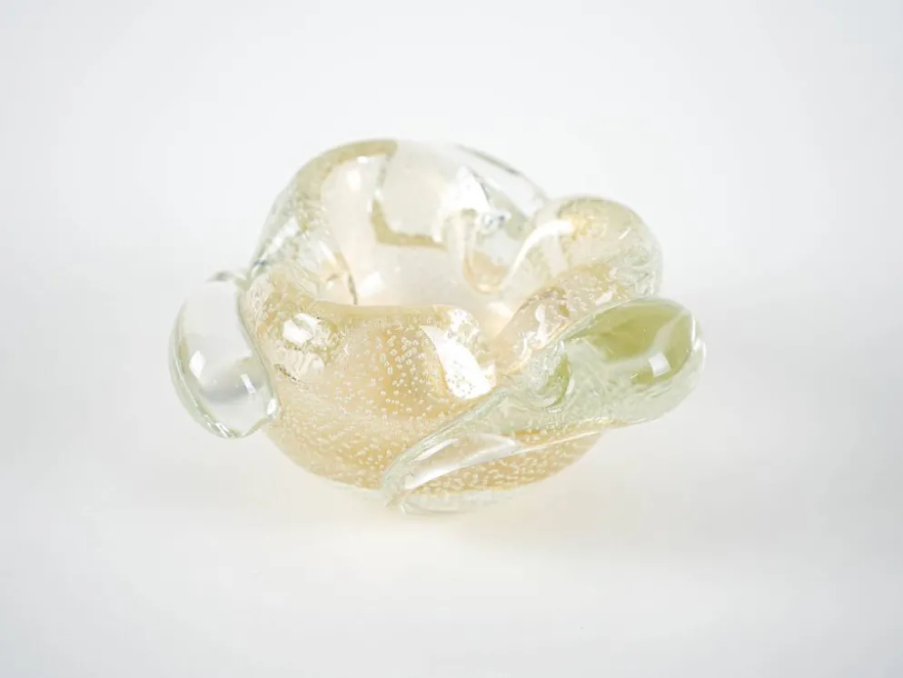 Cendrier, verre de Murano, années 1960, fabriqué en Italie
