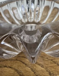 Cendrier / Vide-poche Art Déco violet verre moulé Modèle étoile Pierr