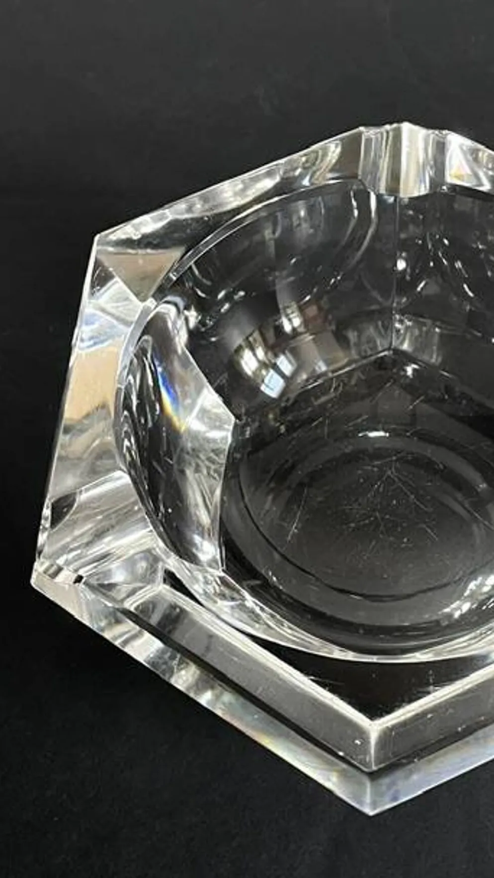 CENDRIER Vide-Poche CRISTAL Vintage