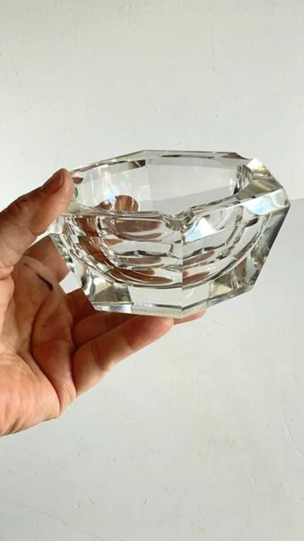 CENDRIER Vide-Poche CRISTAL Vintage