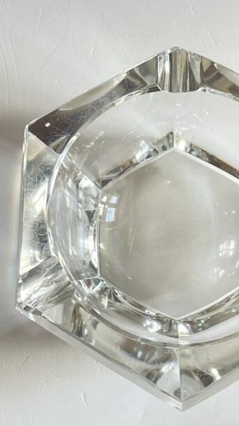 CENDRIER Vide-Poche CRISTAL Vintage