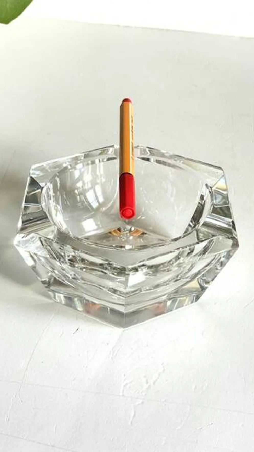 CENDRIER Vide-Poche CRISTAL Vintage