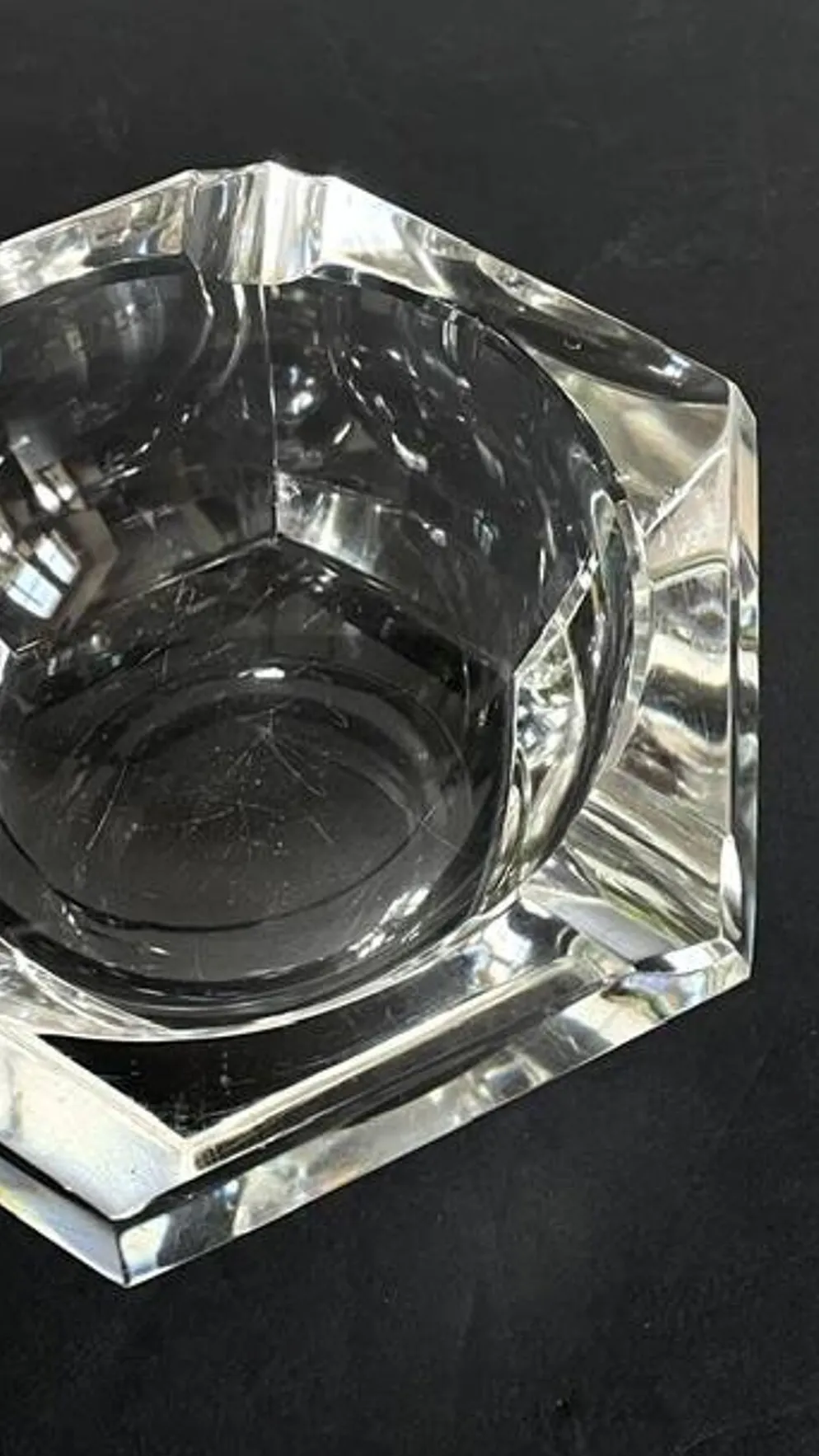 CENDRIER Vide-Poche CRISTAL Vintage