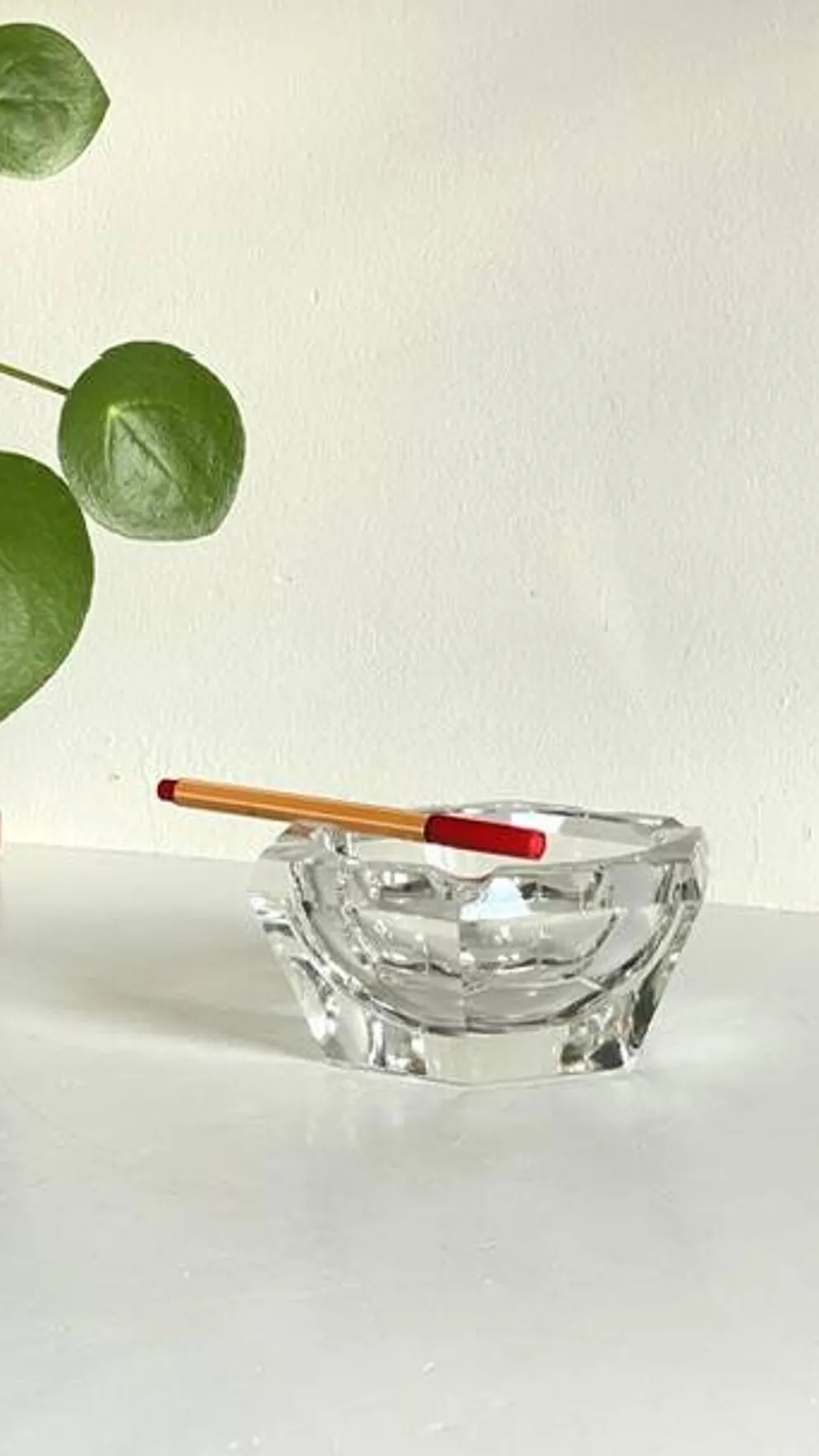 CENDRIER Vide-Poche CRISTAL Vintage