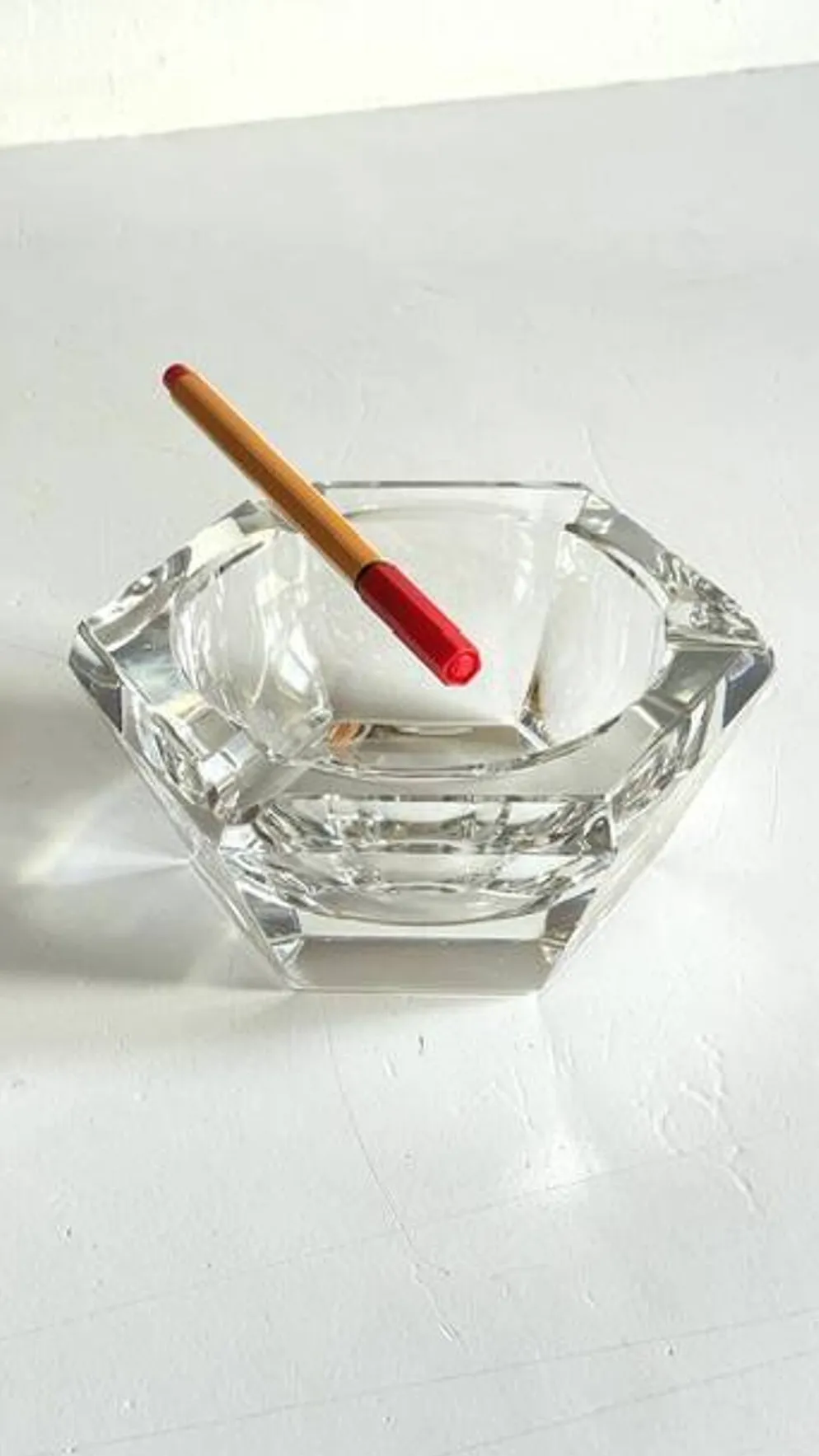 CENDRIER Vide-Poche CRISTAL Vintage