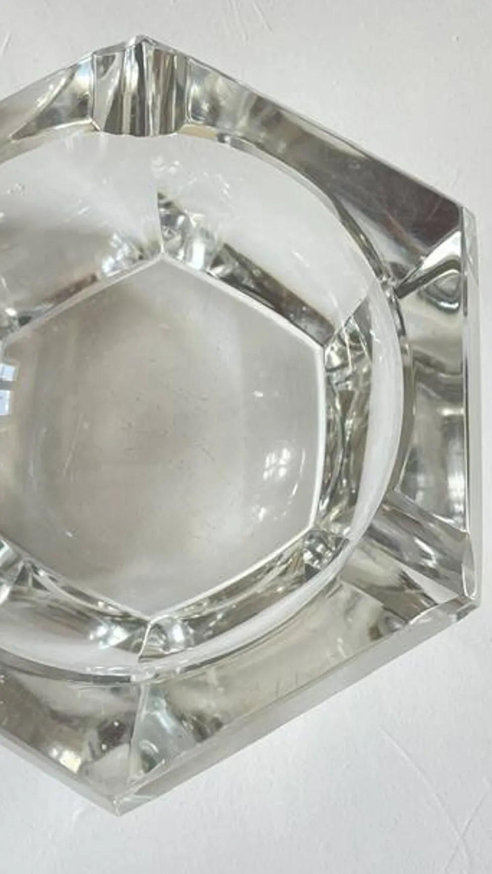 CENDRIER Vide-Poche CRISTAL Vintage