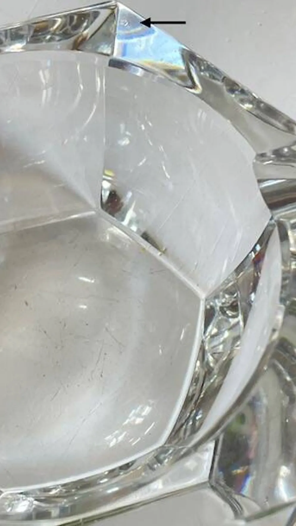 CENDRIER Vide-Poche CRISTAL Vintage