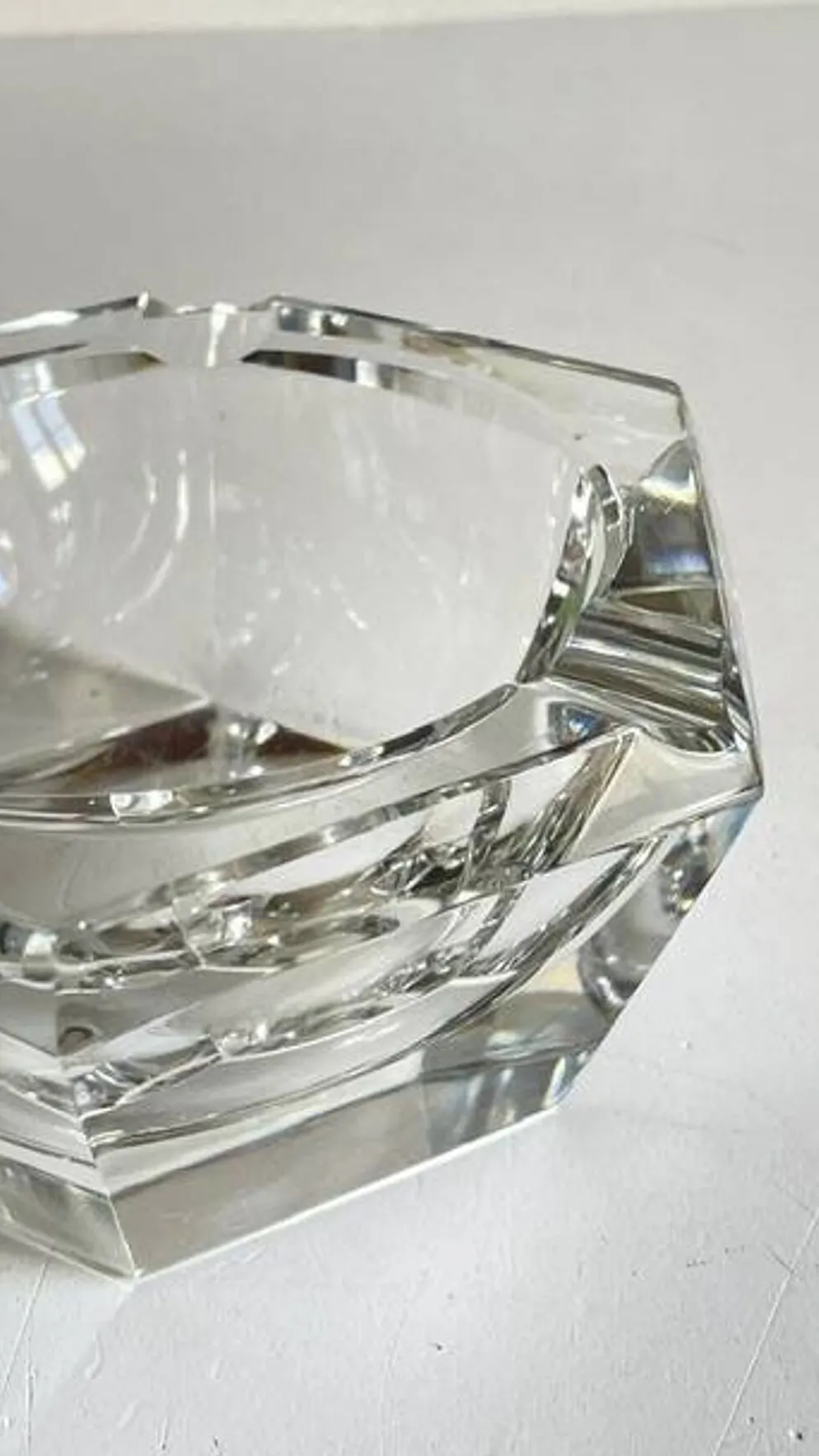 CENDRIER Vide-Poche CRISTAL Vintage