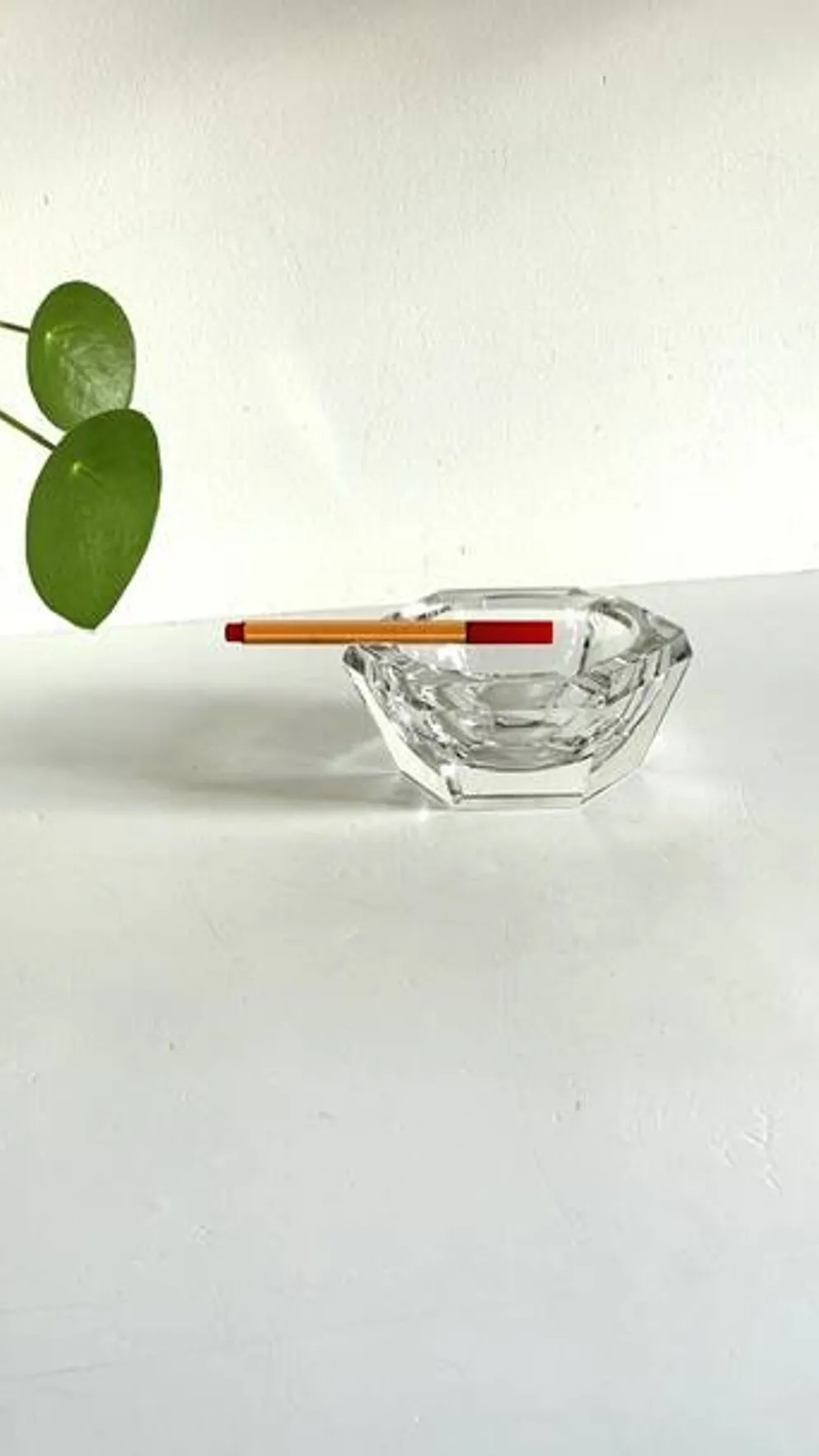 CENDRIER Vide-Poche CRISTAL Vintage
